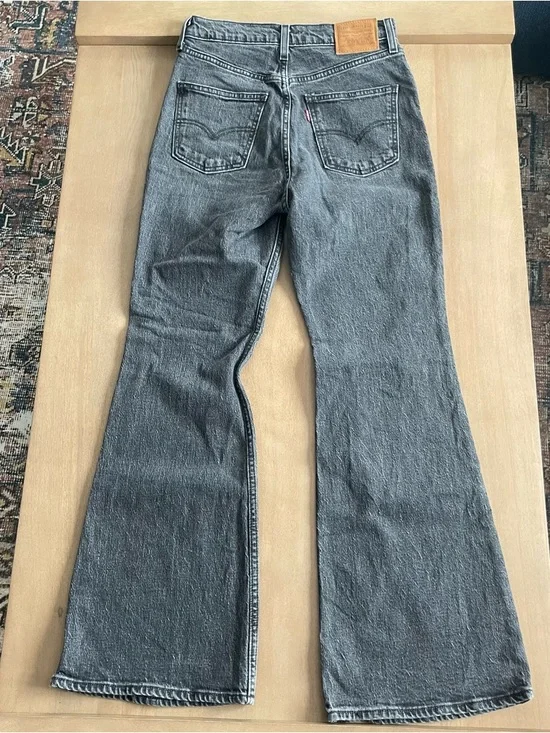 Levi’s 70s High Flare Black Jeans - Picture 12 of 15